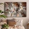 MuchoWow® - Leinwandbilder - Grau - Gold - Marmor - Produktbild-Vorschau 2