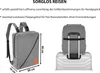 Granori Handgepäck Rucksack 40x30x10 cm - Leichte kleine Produktbild-Vorschau 2