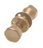 Aqbau® Türknopf Gold Drehbar auf Rundrosette | Knopfdrücker Produktbild-Vorschau 4