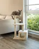 lionto Arbre à chat, 85 cm Arbre à chat & de jeu compact Voir les images du produit 2