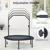 KOMFOTTEU 2-in-1 Fitness Trampolin, Ø 101 cm Produktbild-Vorschau 5