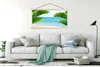 MuchoWow® Textilposter Tropisch - Strand - Palme 150x75 cm Produktbild-Vorschau 3