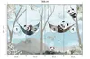 Muralo Selbstklebende Fototapete für Kinder PANDAS Pflanzen Produktbild-Vorschau 2