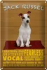 Blechschild Spruch 20x30cm Jack Russel Hund charming Produktbild-Vorschau 1