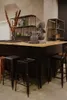 Barhocker aus Eisen - Antikschwarz - 2er Set Produktbild-Vorschau 3
