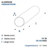 Alu Profil Rundrohr Aluminiumrohr 10x2mm fi 10 200cm + Produktbild-Vorschau 2