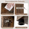 COSTWAY Badezimmerschrank im Landhausstil mit Schiebetür, Produktbild-Vorschau 5