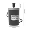 A black electric motor with a label and dimensions indicated by lines and text. Náhled obrázku produktu