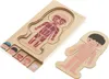 Drevené vrstvené puzzle montessori bodybuilding boy Náhľad obrázku produktu 3