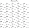 Belle Vous 50Stk Lochwand Haken Einzeln aus Stahl – 10,5cm Produktbild-Vorschau 4