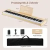 COSTWAY Pianino klawiszowe 88 klawiszy, pianino cyfrowe z Podgląd zdjęcia produktu 3