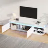 STILVORA Lowboard mit LED-Beleuchtung,TV-Schrank TV-Regal Produktbild-Vorschau 1