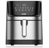 Heißluftfritteuse Airfryer ohne Öl - Silber/Schwarz, XXL Produktbild-Vorschau 2