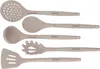 A set of five kitchen utensils arranged vertically against a white background. Produktbild-Vorschau