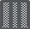 vidaXL Osłona klimatyzacji antracytowa 110 x 50 x 105 cm Podgląd zdjęcia produktu 5