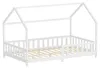 ML-Design Kinderbett 120x200cm mit Rausfallschutz, Dach & Produktbild-Vorschau 1