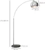 Lampa podłogowa HOMCOM z regulacją wysokości i obrotowym Podgląd zdjęcia produktu 3
