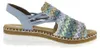 Rieker Damen Sandalette Blau/Bunt Voir les images du produit 54