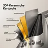 A cutaway diagram illustrating the layered construction of a ceramic cartridge, likely for a faucet, with labels in German. Podgląd zdjęcia produktu