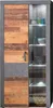 trendteam Wohnen Vitrine Indy Graphit Grau Matera-Old Wood Produktbild-Vorschau 2