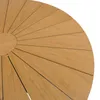Gartentisch AGAPE rund 120x75cm, Schwarz/Natur – Produktbild-Vorschau 5