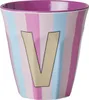 Rice Becher - ROSA/PINK/BLAU - Buchstabe V Produktbild-Vorschau 1