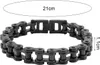 Uni-Armband, Motorradketten-Design, Edelstahl, Produktbild-Vorschau 6