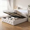 INONEFT Boxspringbett 140x200cm mit LED, Doppelbett mit Produktbild-Vorschau 9
