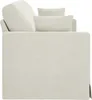 vidaXL Sofa Kremowa 198 x 78 x 80 cm Samt Podgląd zdjęcia produktu 5
