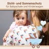 5er Set Spucktücher, Mullwindeln, 100% Baumwolle, 80x80 cm, Produktbild-Vorschau 6