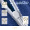 Lavea® 2er Set Kissenbezug 50x70 - 100% Baumwolle Jersey – Produktbild-Vorschau 3