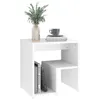vidaXL Nachttisch Weiß 40x30x40 cm Holzwerkstoff Produktbild-Vorschau 5