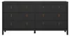 Komoda 8-szufladowa, matowa czerń, szerokość 159,6 cm - Podgląd zdjęcia produktu 1