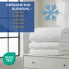 Bettdecke Winter 200x220 cm Microfaser weiß Steppdecke Produktbild-Vorschau 2