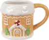 Clayre & Eef Tasse maison en pain d'épices 300 ml brun Voir les images du produit 1