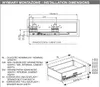 Zásuvka GAMET BOX2, střední, bílá, 500 mm Náhled obrázku produktu 4