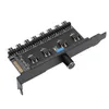 PC Fan Hub,PC Fan Controller,PC Fan Speed Controller,Fan Náhled obrázku produktu 2