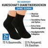 RS Harmony Diabetiker Kurzschaft Socken 2 Paar schwarz Gr. Produktbild-Vorschau 2
