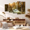 Bild auf Leinwand - Leinwandbild - Park Wasserfall Wasser - Produktbild-Vorschau 7