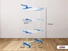A three-tiered drying rack with wheels, shown against a plain background. Produktbild-Vorschau