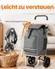 Einkaufstrolley klappbar mit Kühlfach 55 L – Shopping Produktbild-Vorschau 7