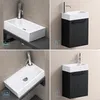 doporro Lavandino Bagno da Appoggio Lavabo ad Angolo Anteprima dell’immagine prodotto 4