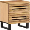 vidaXL Noční stolek 40x34x46 cm Hrubé mangové dřevo Náhled obrázku produktu 8