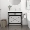 vidaXL Stelaż do umywalki czarny 79x38x83 cm żelazny - Podgląd zdjęcia produktu 10