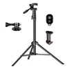 APEXEL 180cm/70in Selfie Stick Stativ Aluminiumlegierung Produktbild-Vorschau 12