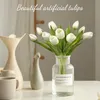 Tulpen Künstlich wie echt, Tulpenstrauß mit 6 Tulpen und 4 Produktbild-Vorschau 4