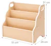 Relaxdays Kinderboekenrek, draagbare tafelorganizer, Productafbeelding-voorbeeld 4