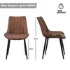 CLIPOP Chaises de salle à manger set de 2 chaises Voir les images du produit 3