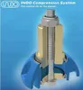 A cutaway illustration of a compression system component, likely for a scooter or similar equipment, against a blue background. Anteprima dell’immagine prodotto