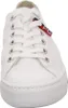 A close-up, front-facing view of a white sneaker. Produktbild-Vorschau